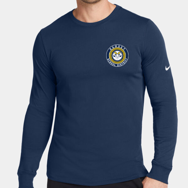 Dri FIT Cotton/Poly Long Sleeve Tee Thumbnail