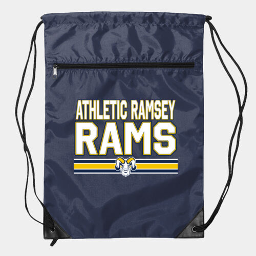 Zippered Drawstring Backpack Thumbnail