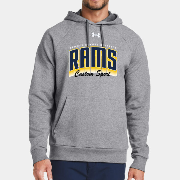 Personalized Men's UA Rival Fleece Hoodie Thumbnail