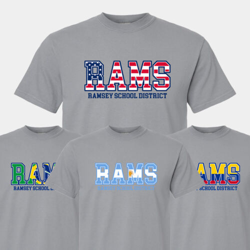Custom Flag Garment-Dyed Heavyweight T-Shirt Thumbnail